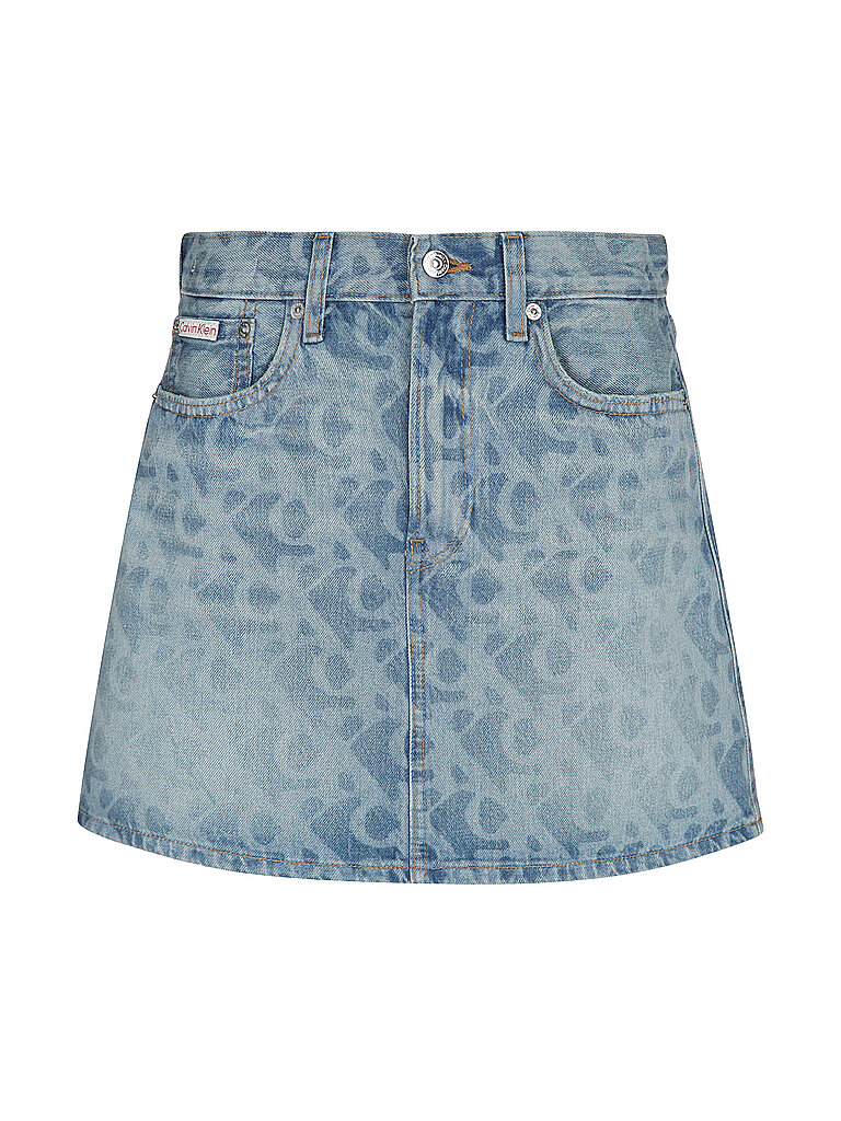 Calvin Klein Jeans Minifalda LT PLAYBILL azul claro