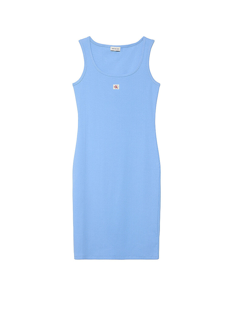 Midikleid azul claro M