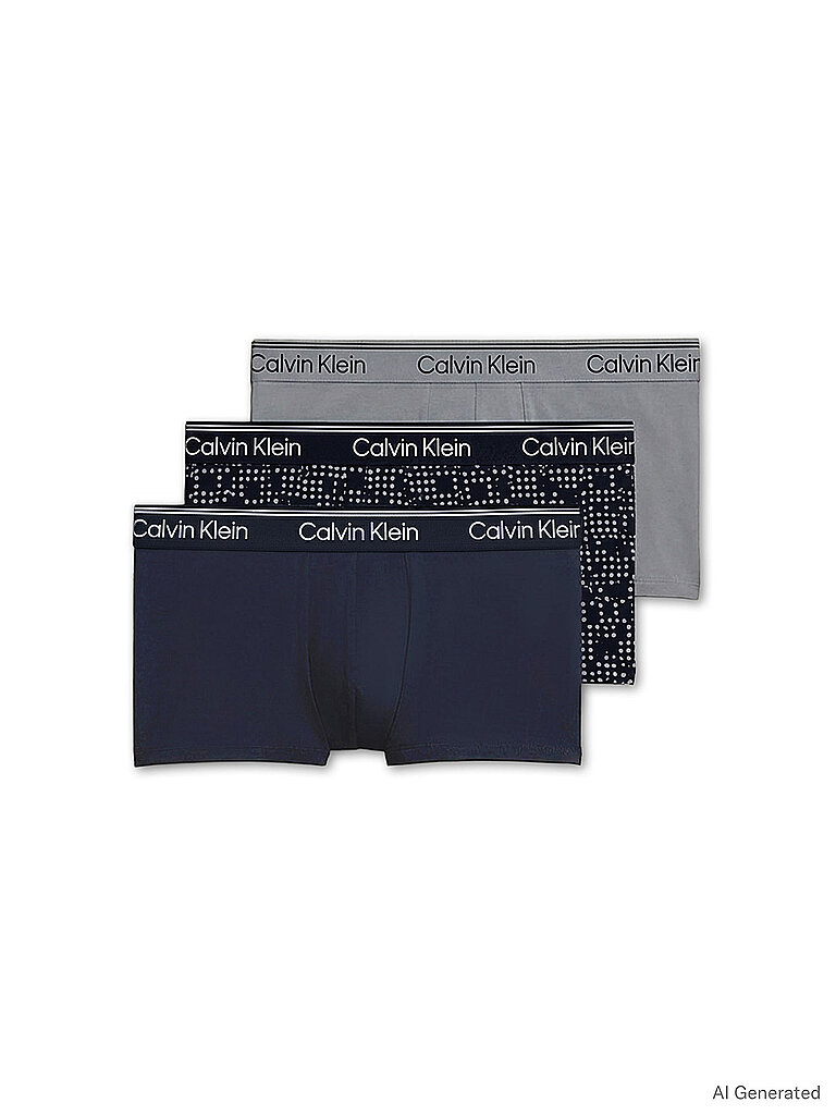 Calvin Klein Pantalones Paq. de 3 negro azul