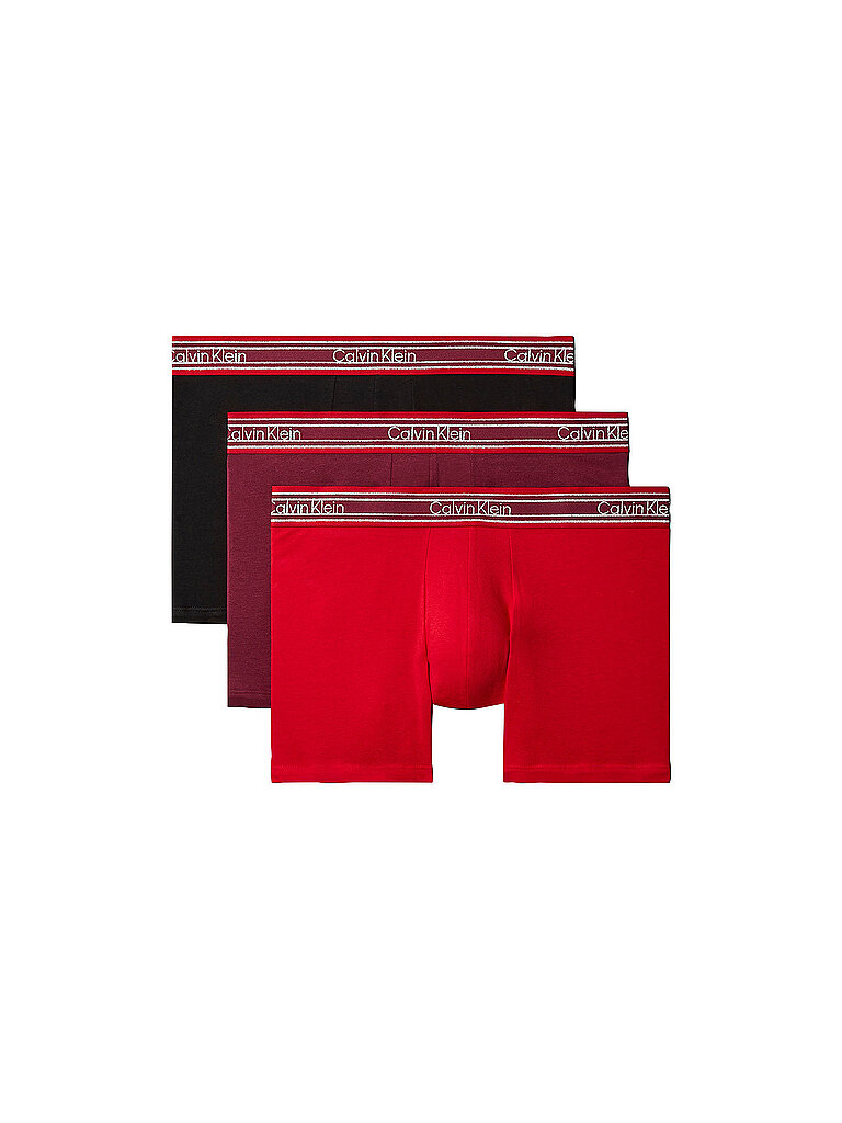 Calvin Klein Pantalones 3 unidades Pkg rojo negro