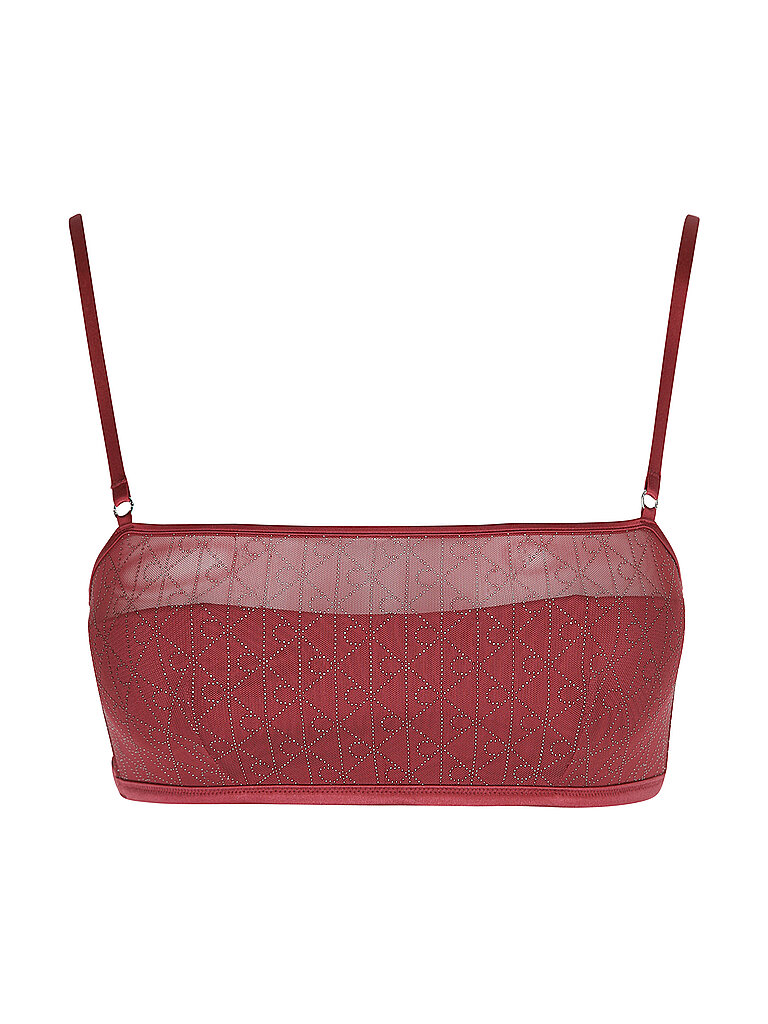 Calvin Klein Bustier rojo rojo oscuro