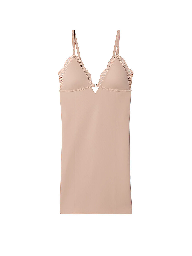 Calvin Klein Vestido moldeador beige