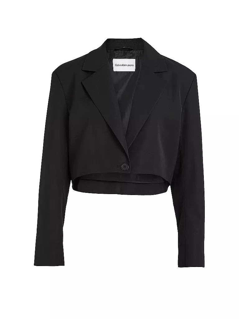 CALVIN KLEIN JEANS | Blazer Cropped Fit  | Negro