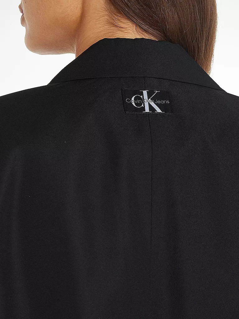 CALVIN KLEIN JEANS | Blazer Cropped Fit  | Negro
