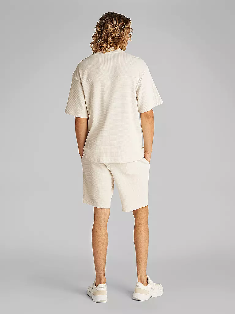 CALVIN KLEIN JEANS | Camisa
Marca: CALVIN KLEIN JEANS
Color: crema
Categorías: Moda, Hombre

Largo de manga: Manga corta
Material: Algodón, Poliéster / Poliamida
Forma del cuello: Cuello Kent
Diseño: Liso
Corte (Prenda superior): Regular
Estilo: Moda joven
Detalles: Bolsi | 