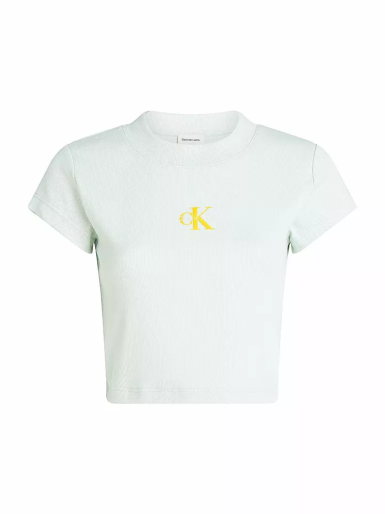 CALVIN KLEIN JEANS | Camiseta corte cropped | mint