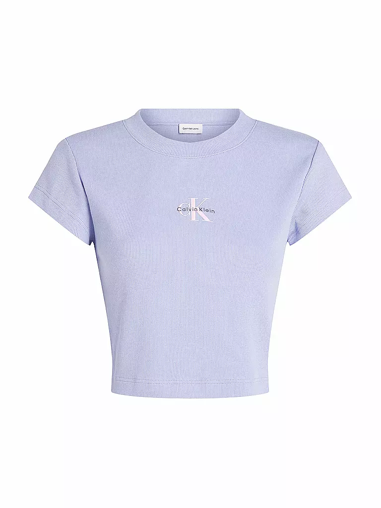 CALVIN KLEIN JEANS | Camiseta Cropped Fit | lila