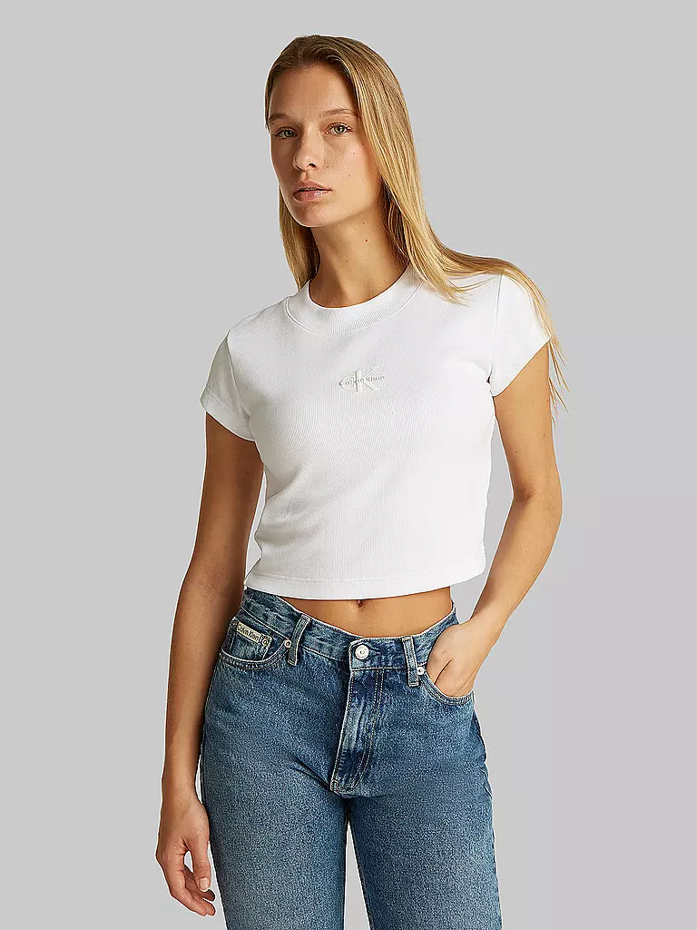 CALVIN KLEIN JEANS | Camiseta de corte cropped | 