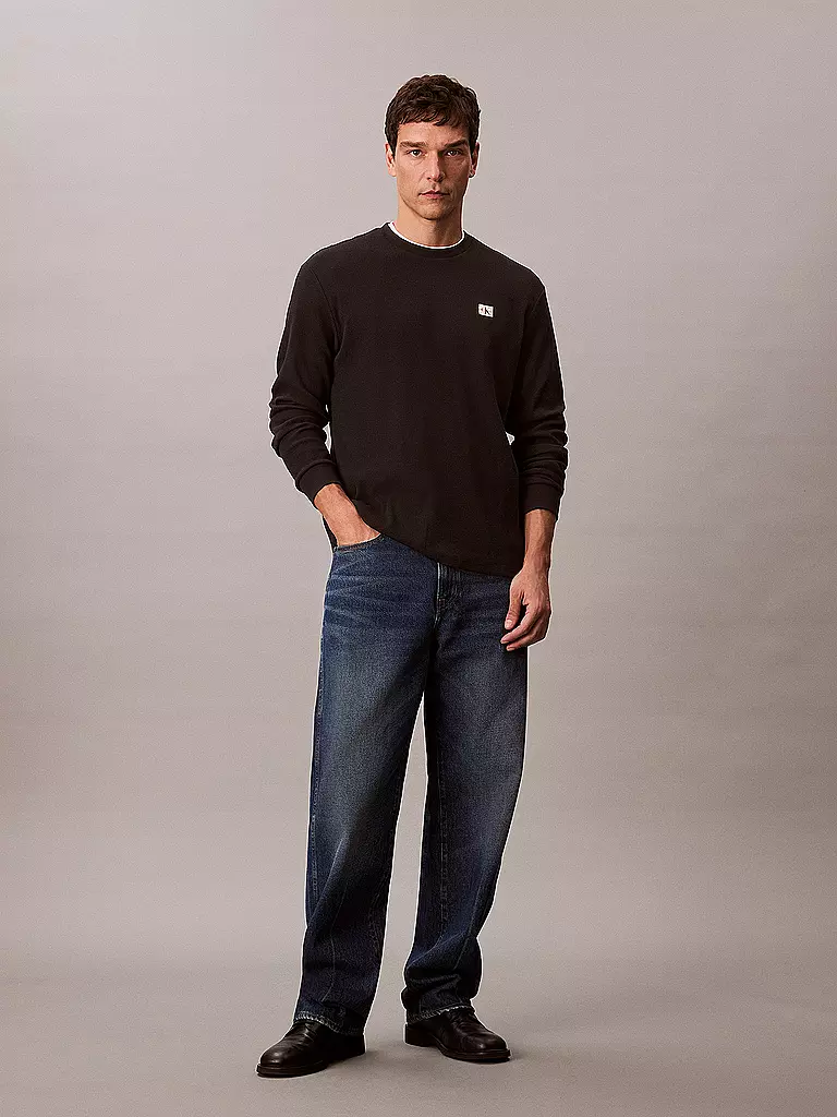 CALVIN KLEIN JEANS | Camiseta de manga larga | schwarz
