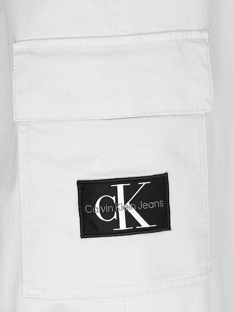 CALVIN KLEIN JEANS | Cargohose  | Blanco