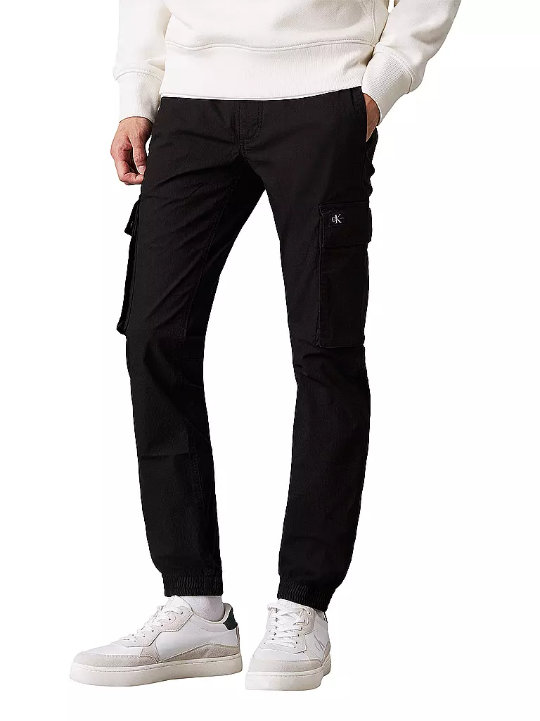 CALVIN KLEIN JEANS | Cargohose Skinny Fit | Negro