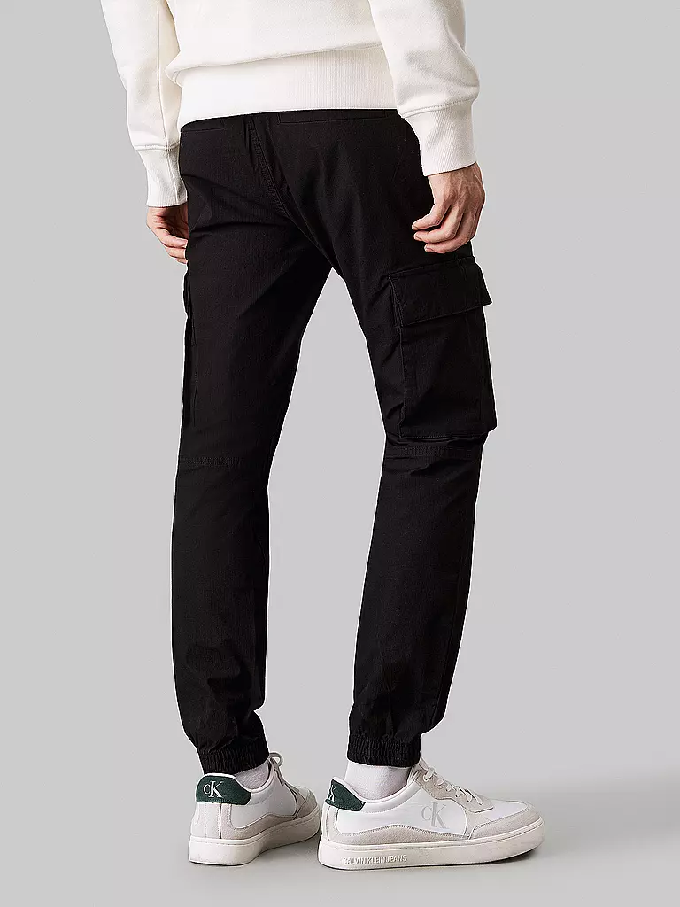 CALVIN KLEIN JEANS | Cargohose Skinny Fit | Negro
