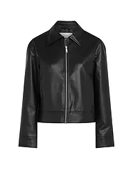 CALVIN KLEIN JEANS | Chaqueta de imitación de cuero | Negro