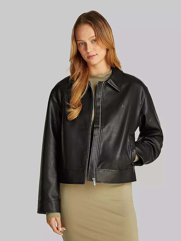 CALVIN KLEIN JEANS | Chaqueta de imitación de cuero | 