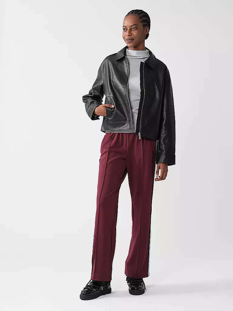 CALVIN KLEIN JEANS | Chaqueta de imitación de cuero | schwarz