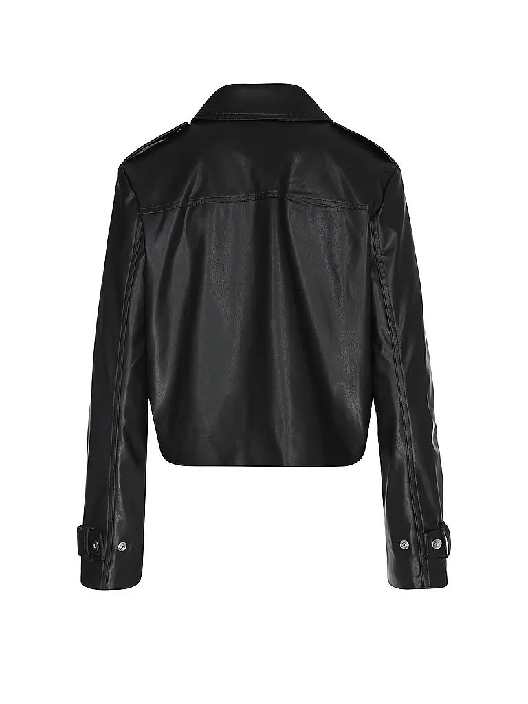 CALVIN KLEIN JEANS | Chaqueta de imitación de cuero | Negro