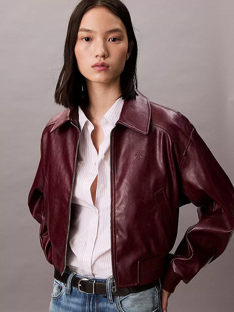 CALVIN KLEIN JEANS | Chaqueta de imitación de cuero | 