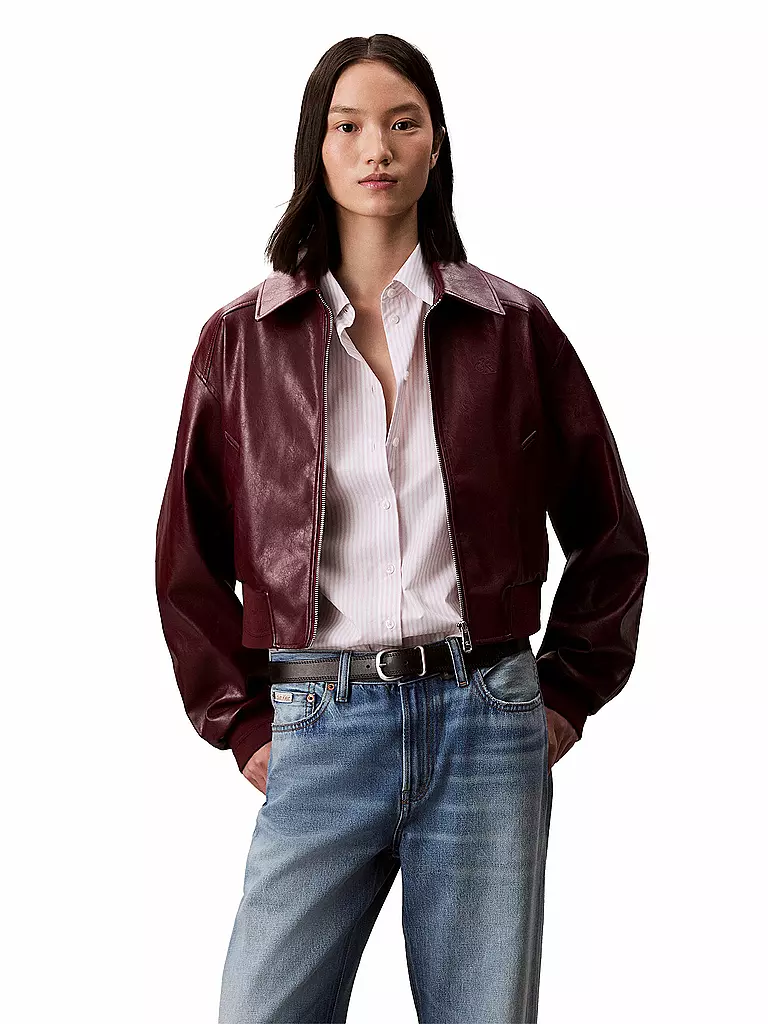 CALVIN KLEIN JEANS | Chaqueta de imitación de cuero | 