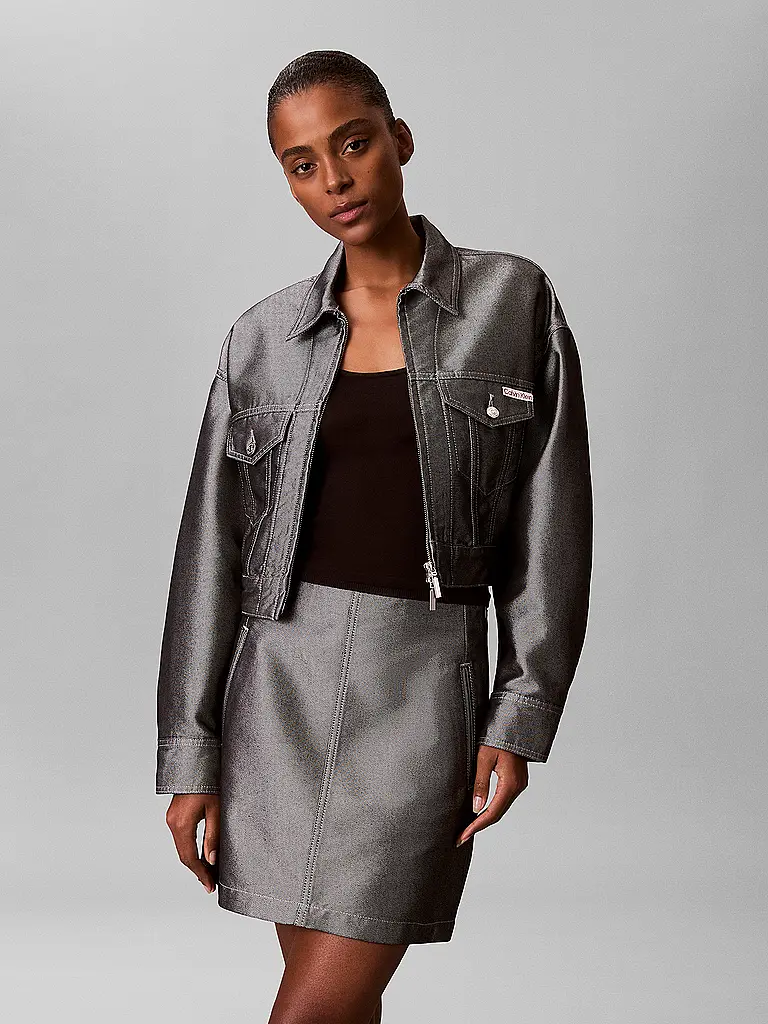 CALVIN KLEIN JEANS | Falda vaquera | Gris