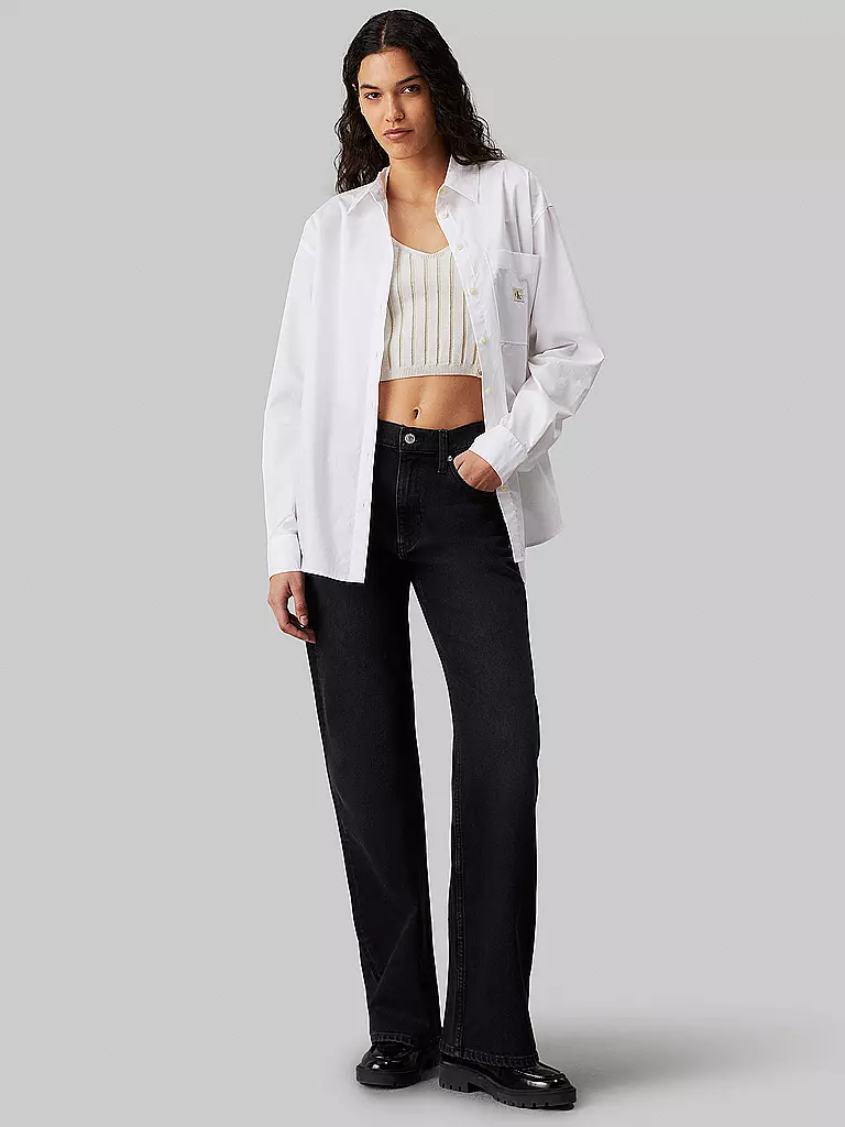 CALVIN KLEIN JEANS | Hemdbluse | Blanco