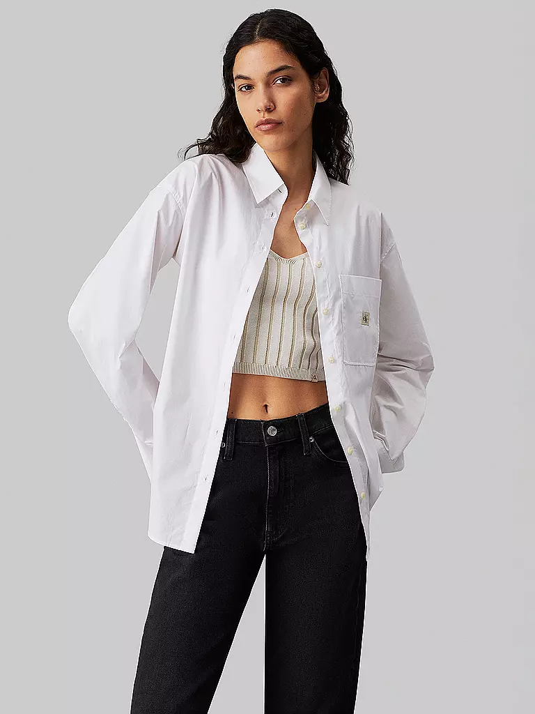 CALVIN KLEIN JEANS | Hemdbluse | Blanco