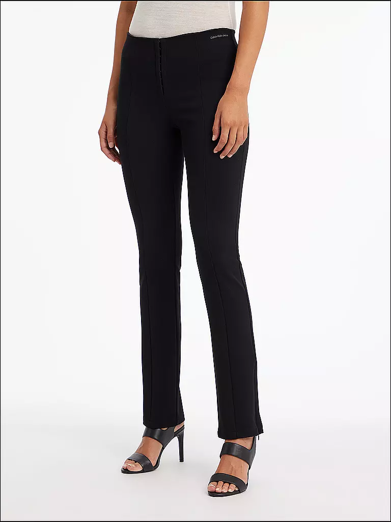 CALVIN KLEIN JEANS | Highwaist Hose Slim Fit | Negro