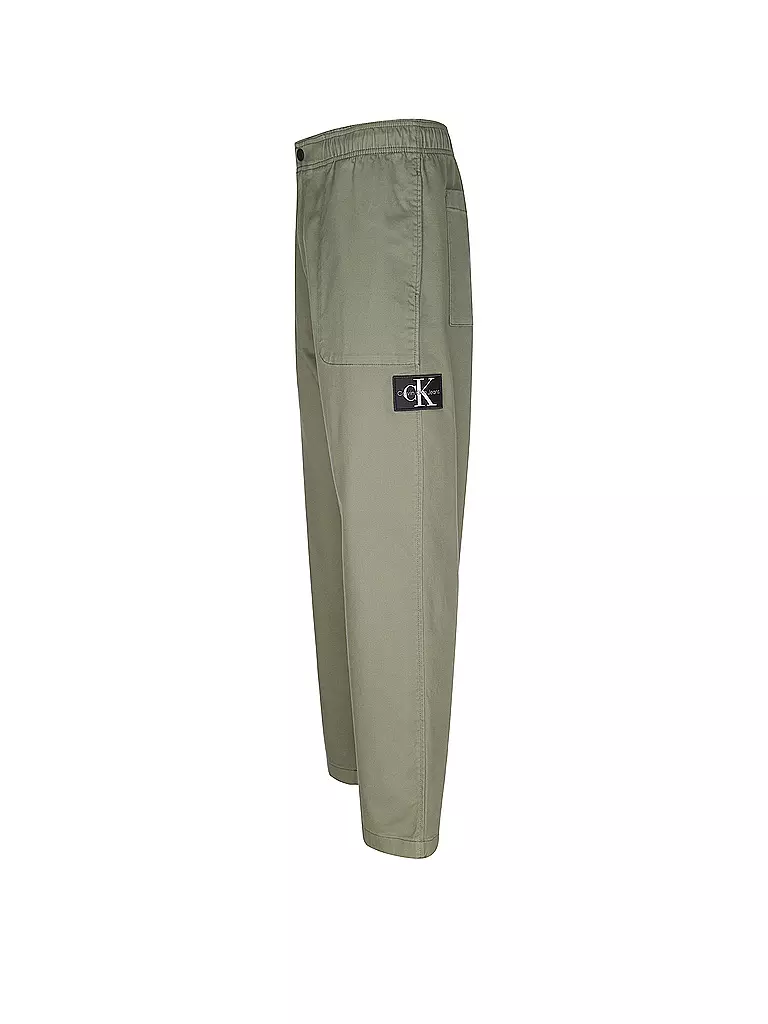 CALVIN KLEIN JEANS | Hose Regular Fit | Oliva
