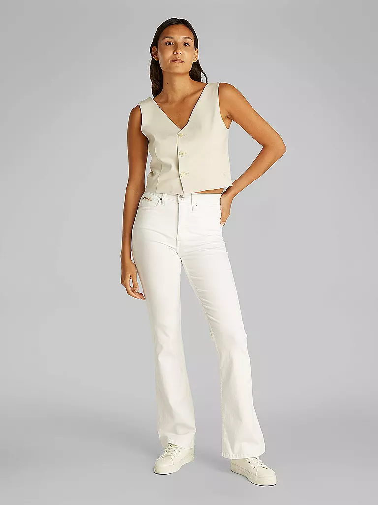 CALVIN KLEIN JEANS | Jeans corte bootcut | Blanco
