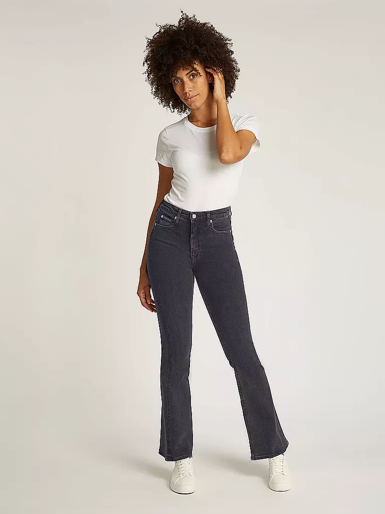 CALVIN KLEIN JEANS | Jeans de corte acampanado | Negro