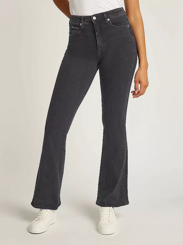 CALVIN KLEIN JEANS | Jeans de corte acampanado | Negro