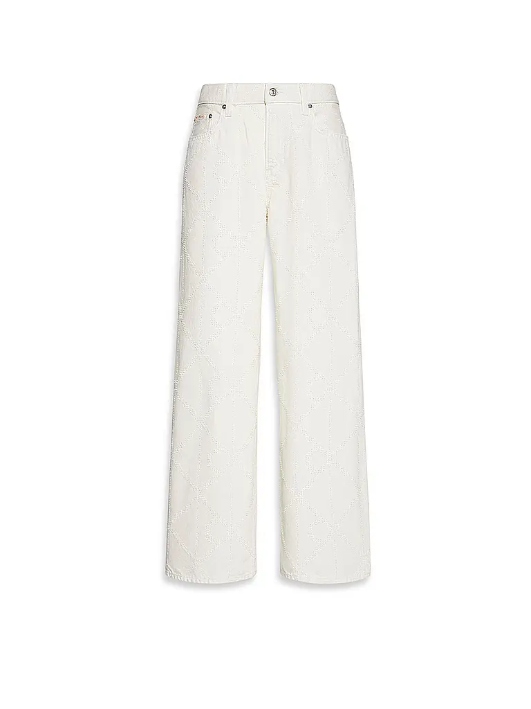 CALVIN KLEIN JEANS | Jeans de pierna ancha | Crema