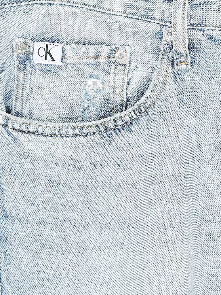 CALVIN KLEIN JEANS | Jeans Straight Fit 7/8  | Azul claro