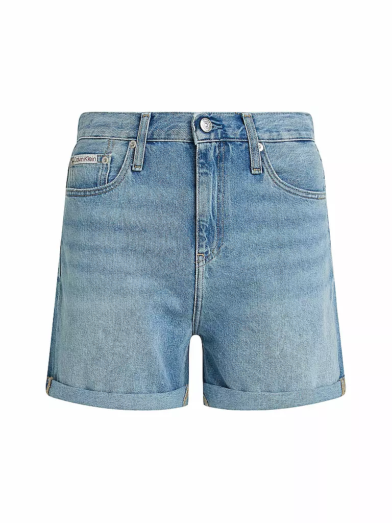 CALVIN KLEIN JEANS | Jeansshorts corte Mom | Azul claro