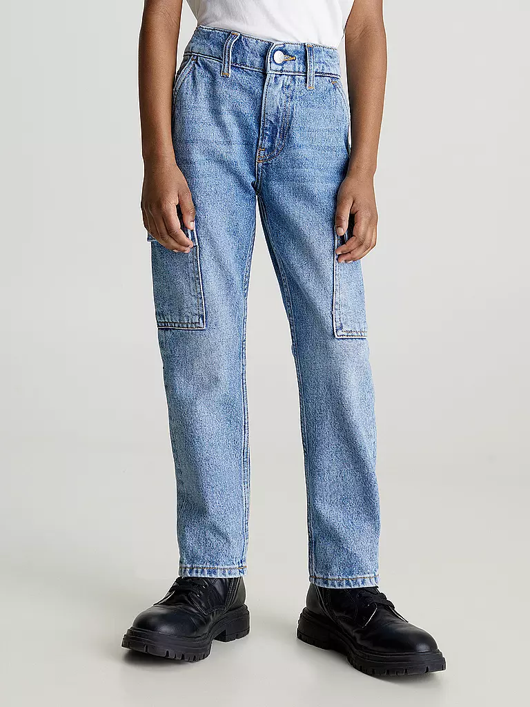 CALVIN KLEIN JEANS | Jungen Cargojeans | Azul