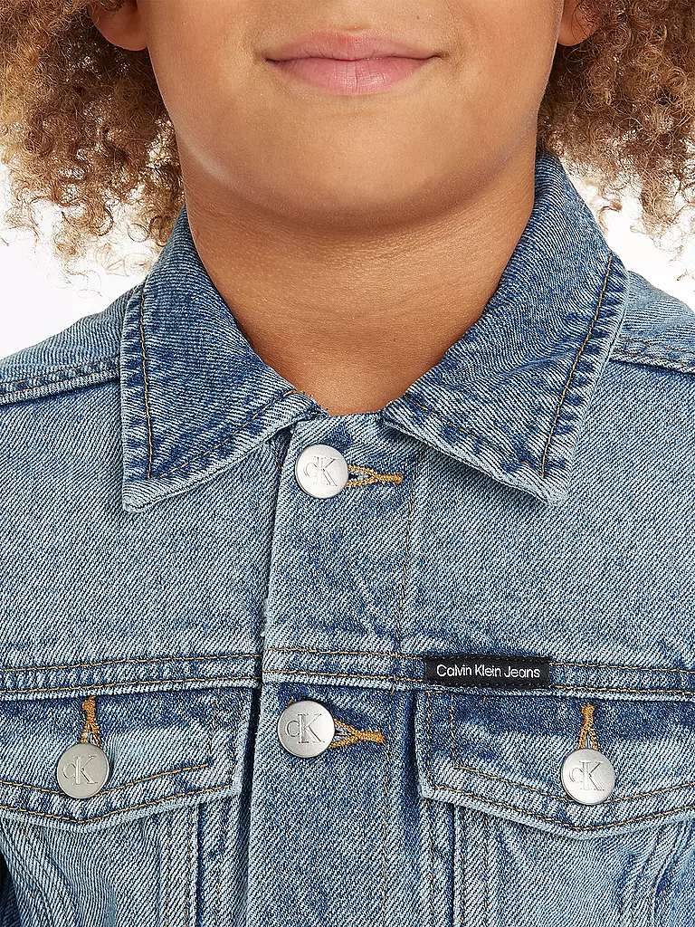 CALVIN KLEIN JEANS | Jungen Jeansjacke  | Azul