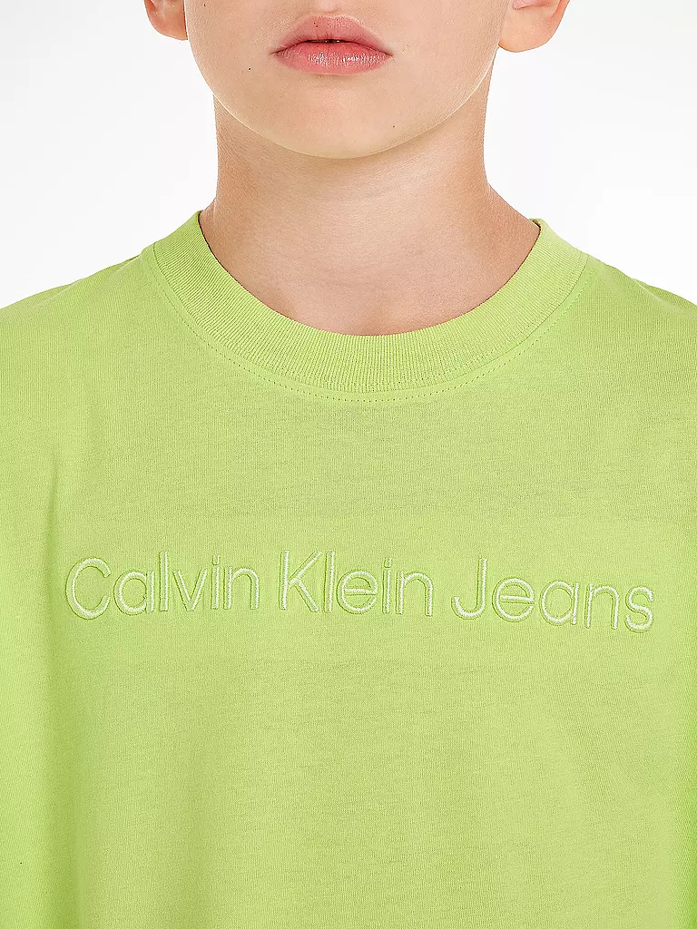 CALVIN KLEIN JEANS | Jungen T-Shirt  | Verde