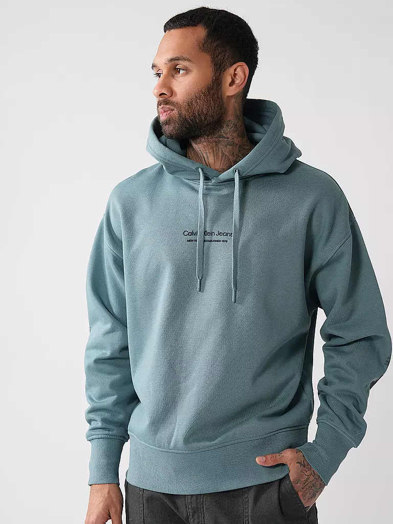 CALVIN KLEIN JEANS | Kapuzensweater - Hoodie | Petróleo