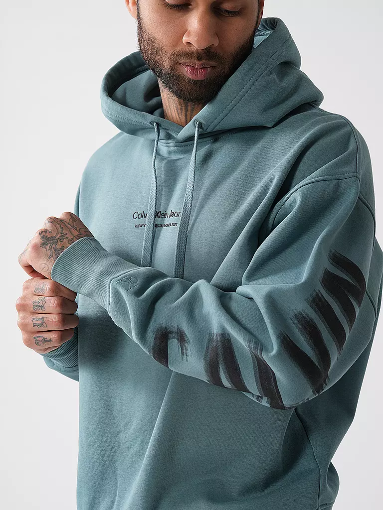 CALVIN KLEIN JEANS | Kapuzensweater - Hoodie | Petróleo