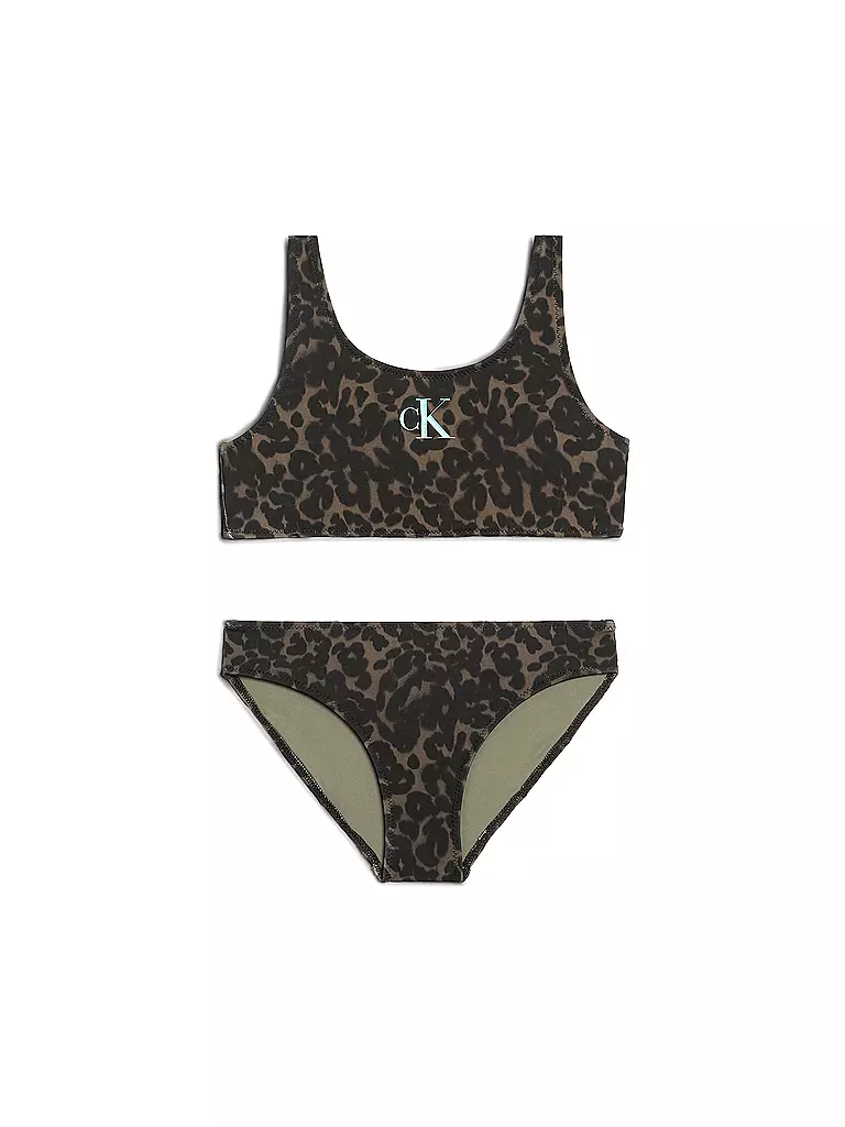 CALVIN KLEIN JEANS | Kinder Bikini Set  | Marrón