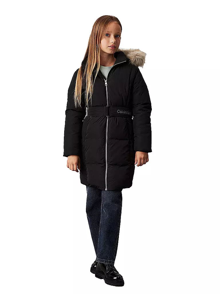 CALVIN KLEIN JEANS | Mädchen Steppmantel | Negro