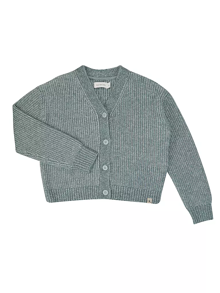 CALVIN KLEIN JEANS | Mädchen Strickjacke  | Verde