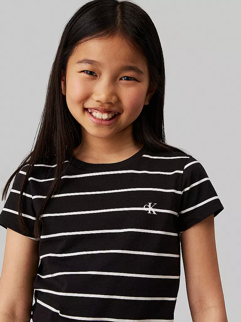 CALVIN KLEIN JEANS | Mädchen T-Shirt 2er Pkg  | Negro