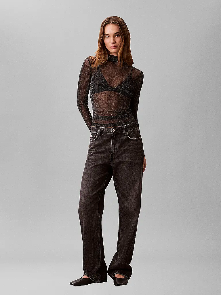 CALVIN KLEIN JEANS | Nombre del producto: Camiseta de manga larga | Negro