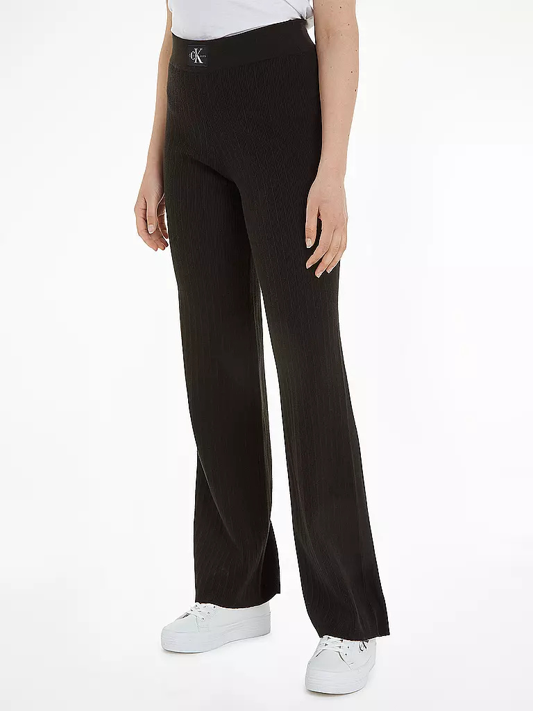 CALVIN KLEIN JEANS | Pantalones acampanados | schwarz