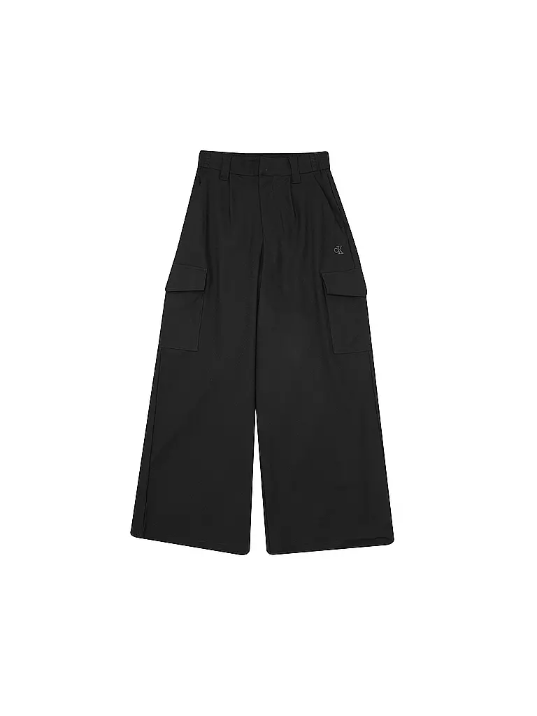 CALVIN KLEIN JEANS | Pantalones cargo para niña | Negro