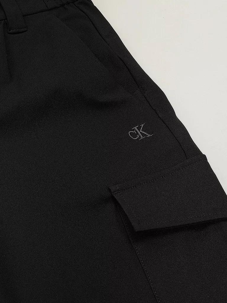 CALVIN KLEIN JEANS | Pantalones cargo para niña | Negro