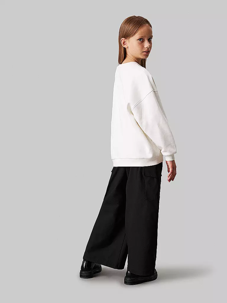 CALVIN KLEIN JEANS | Pantalones cargo para niña | Negro
