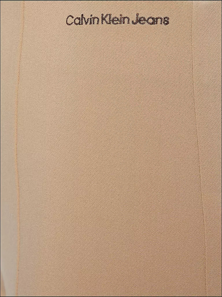 CALVIN KLEIN JEANS | Pantalones de talle alto corte ajustado | Beige