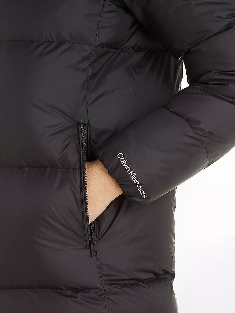 CALVIN KLEIN JEANS | Steppmantel  | Negro