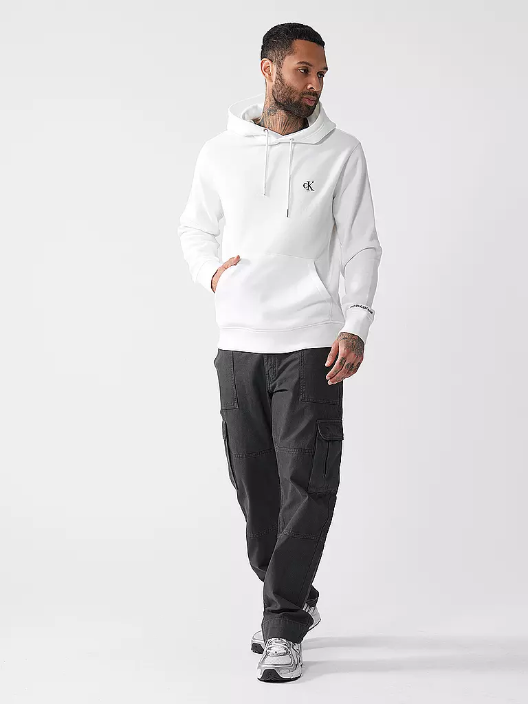 CALVIN KLEIN JEANS | Sudadera con capucha - Hoodie | Blanco